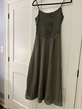 ae catie corset crochet midi dress AE Catie Corset Midi Dress